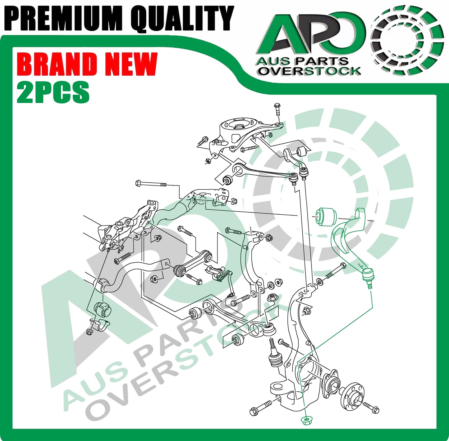 Front Lower Right Left Curved Control Arms & Ball Joints For Audi Q5 8RB