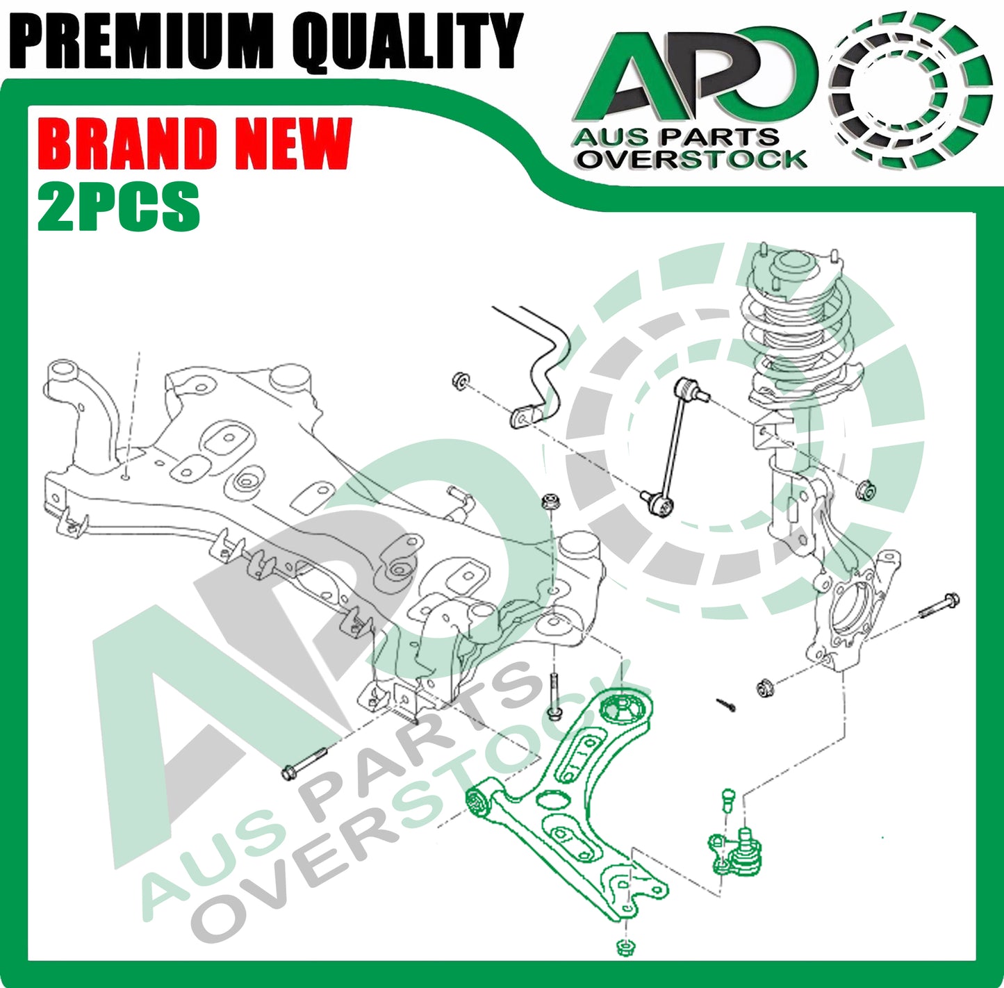 Front Lower Left Right Control Arms Ball Joints for HYUNDAI SONATA LF 2014-2017