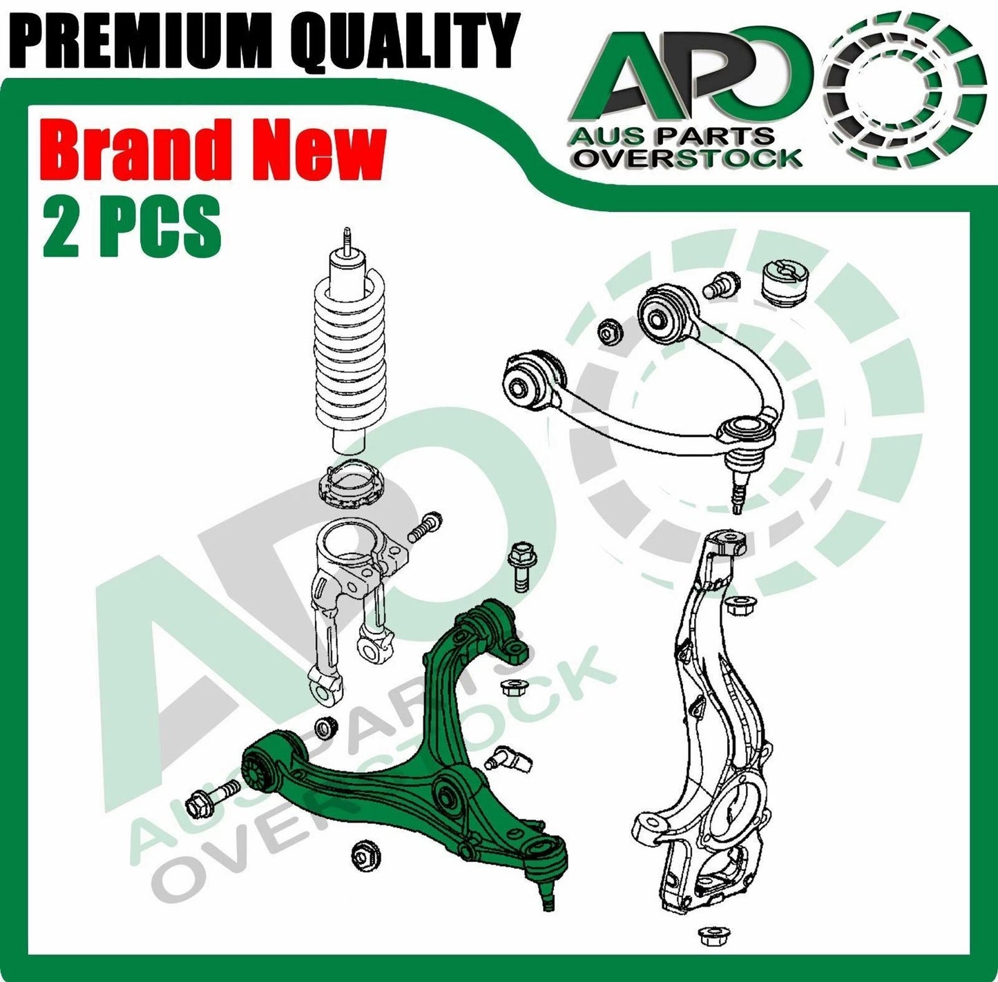 Front Lower Left Right Control Arms Ball Joints For JEEP COMMANDER XH 2006-2010