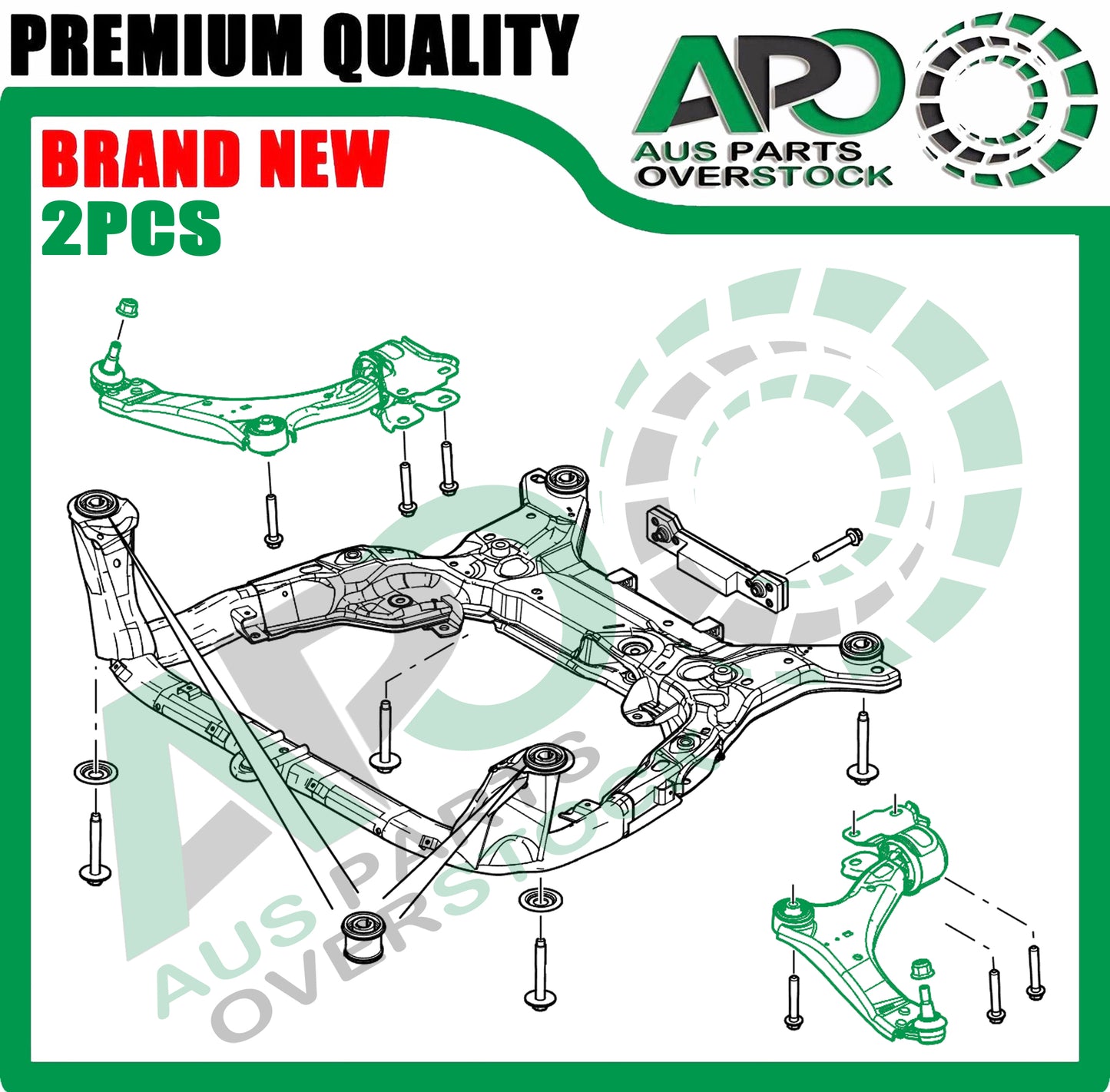 Front Lower Left & Right Control Arms for LAND ROVER Freelander 2 L359 2006-2014