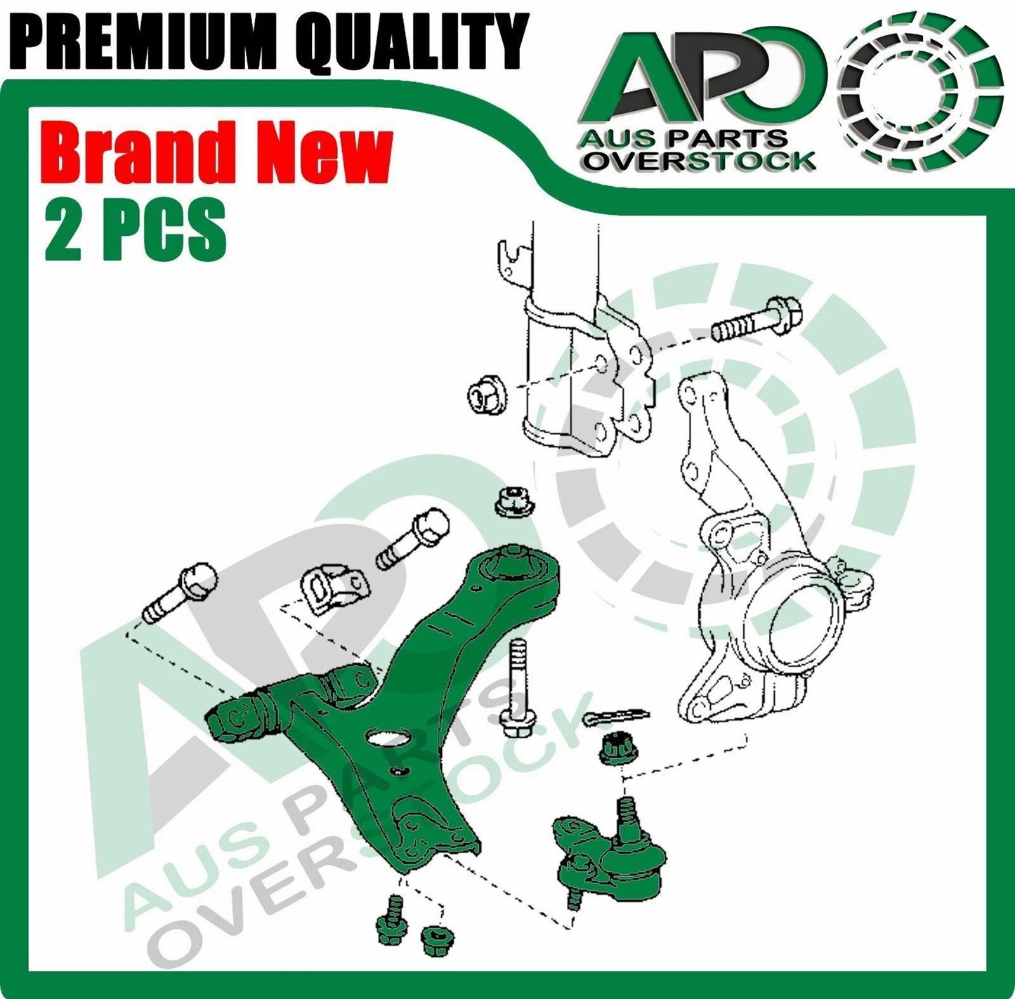 Front Lower Left Right Control Arms Ball Joints For TOYOTA KLUGER MCU20 MCU28 2003-8/2007