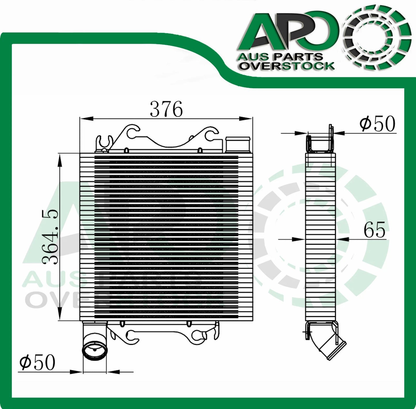 Intercooler For ISUZU D-MAX 2008-2011 3.0Ltr Turbo Diesel