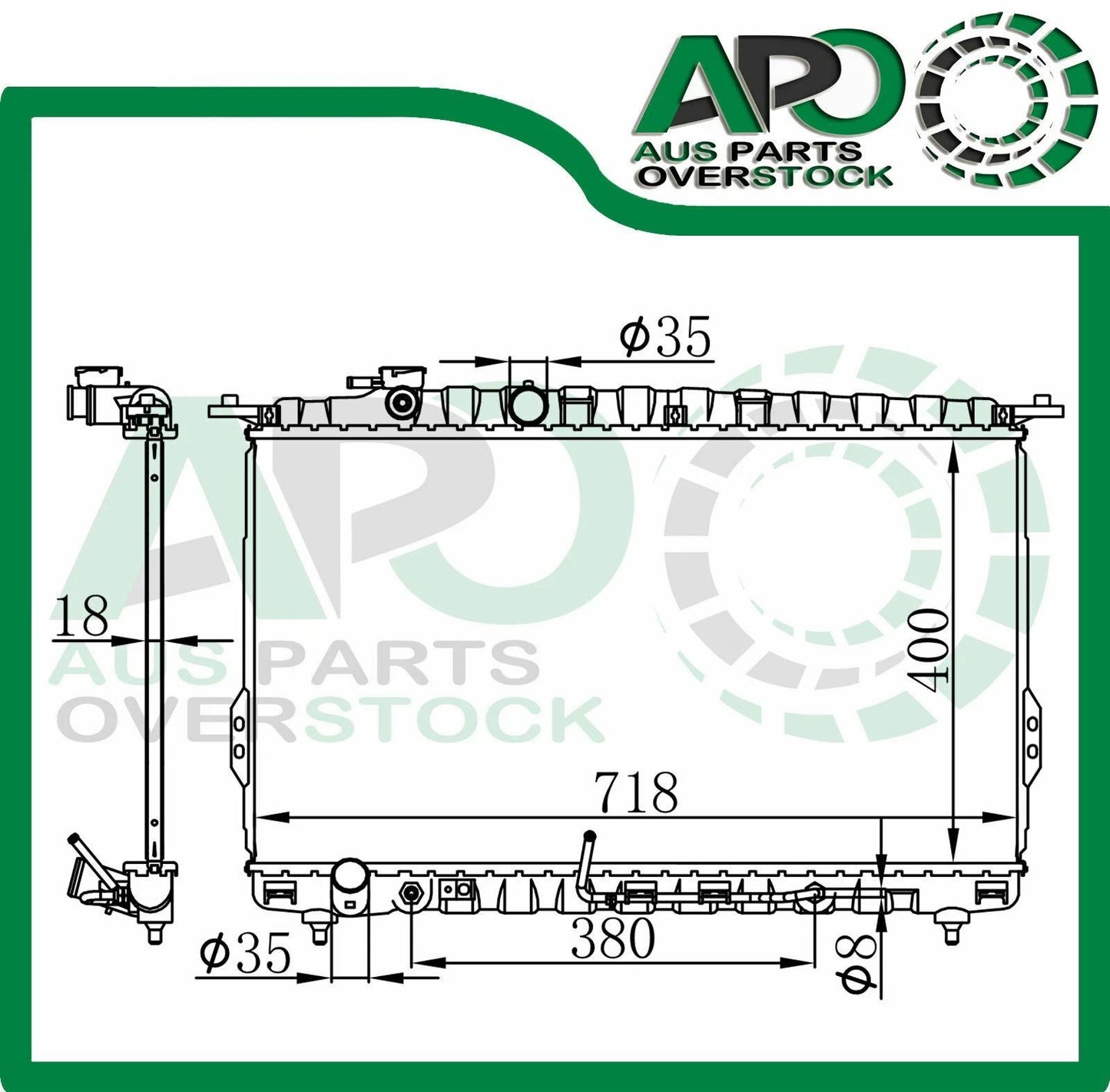 Radiator For HYUNDAI Sonata EL EF Auto Manual 5/1998-5/2005