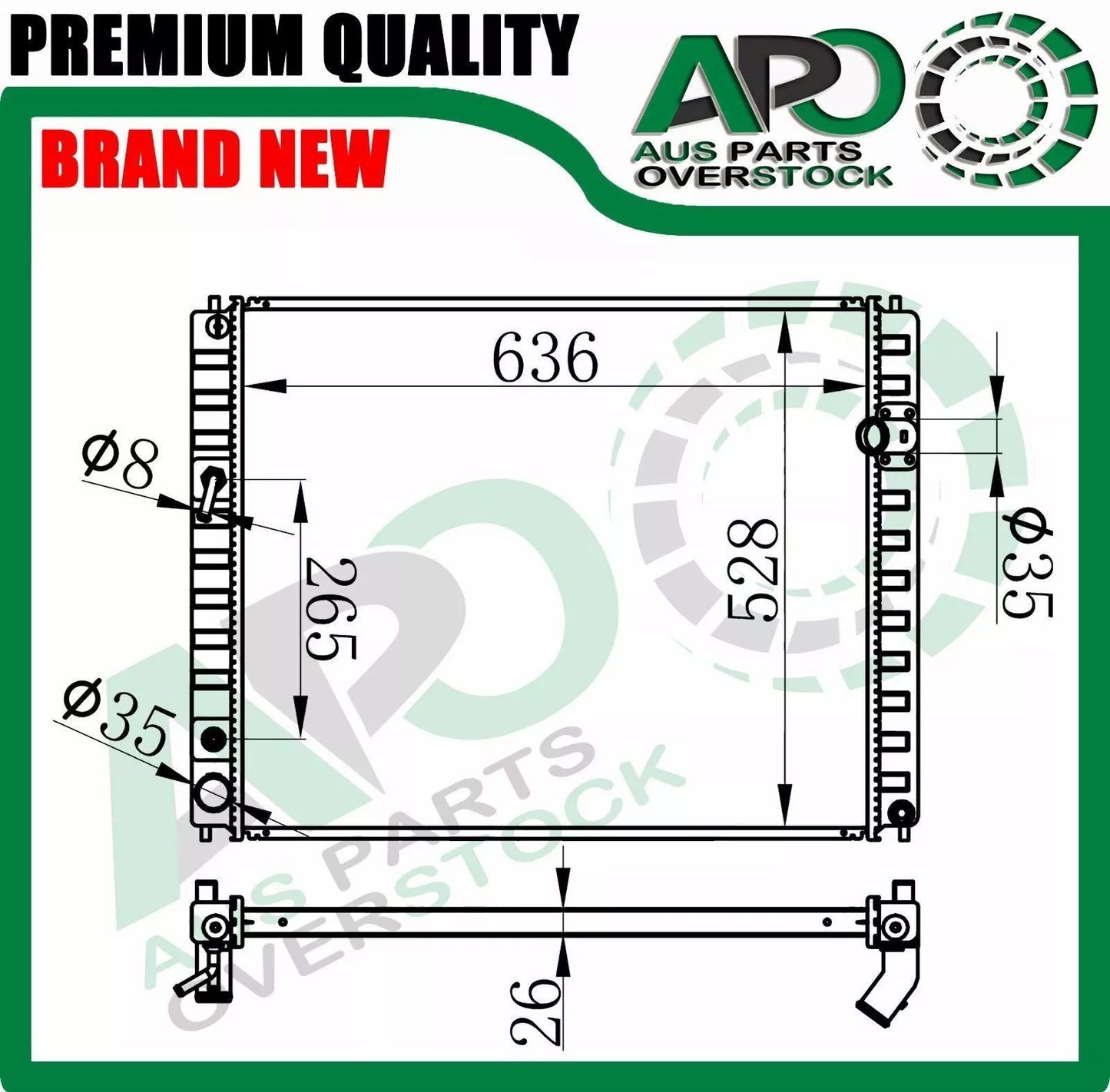 Radiator For INFINITI FX37 3.7L V6 VQ37VHR Auto Manual 2013