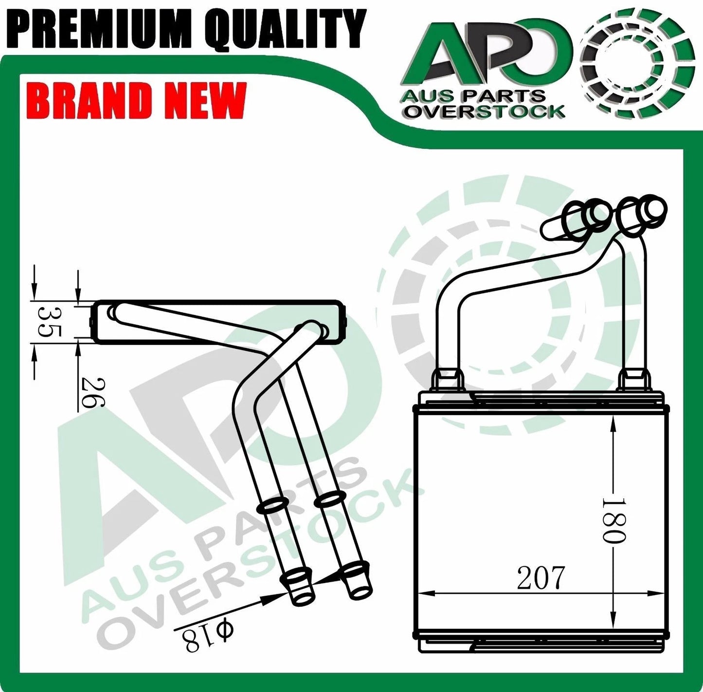 Heater Core For MERCEDES E-CLASS W211 9/2002-2009 RHD