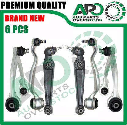 6PCS Set Front Upper Lower Control Arms Ball Joints For BMW X5 E70 X6 E71 E72 2007-2013