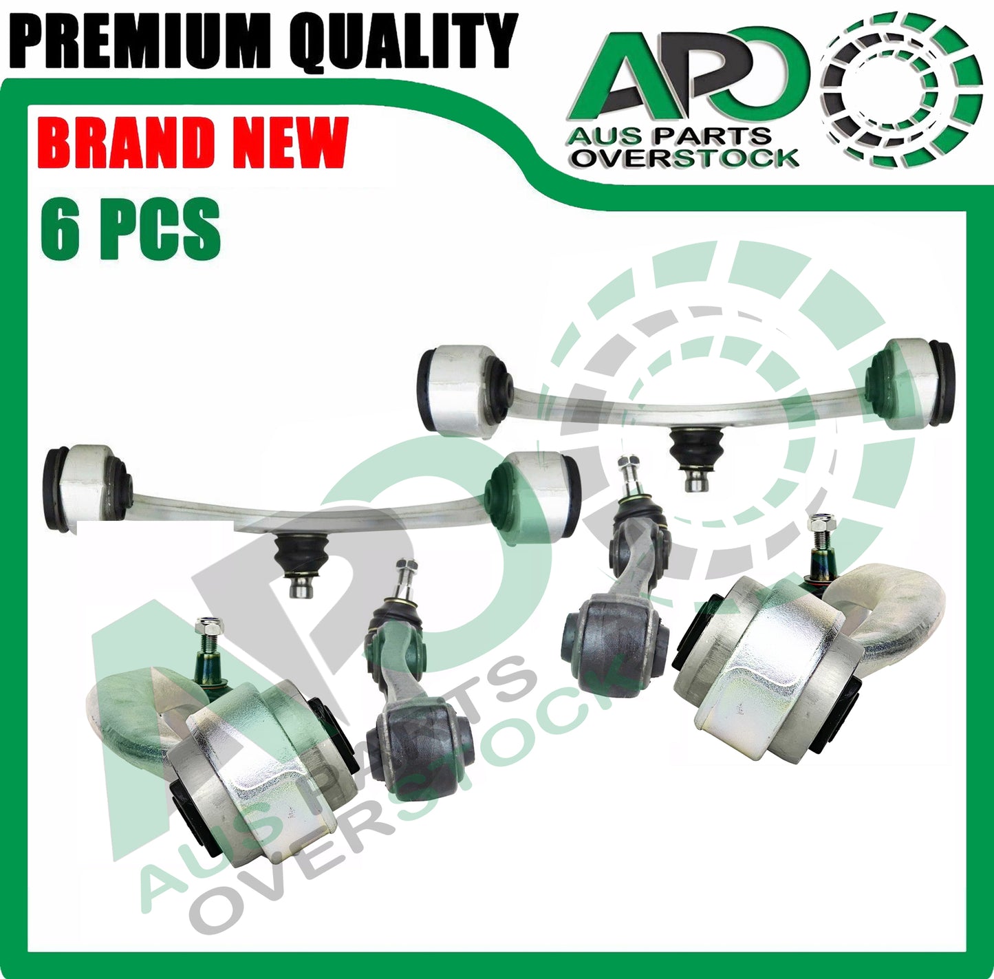 6PCS Set Front Upper Lower Control Arms Ball Joints For BMW X5 E70 X6 E71 E72 2007-2013