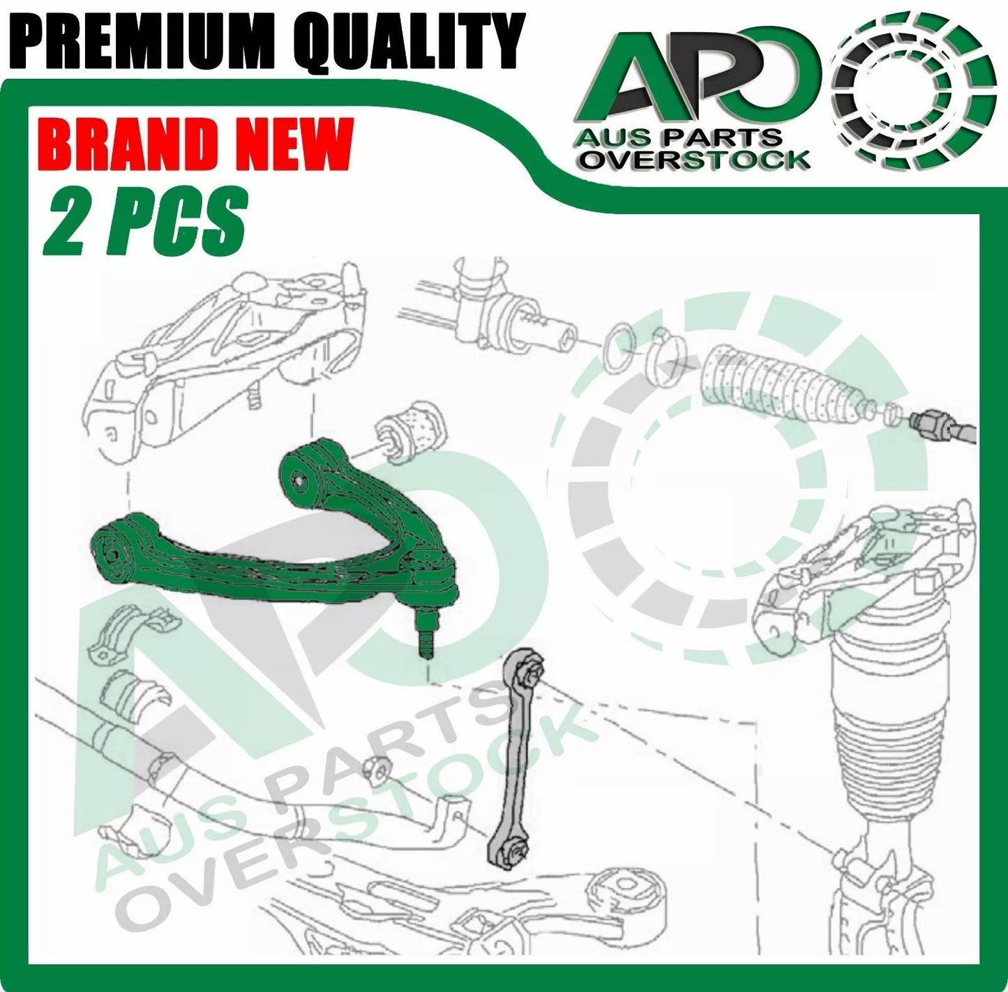 Front Upper Right Left Control Arm Assembly for PORSCHE CAYENNE 9PA 9/2002-2010
