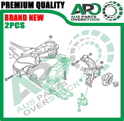Front Lower Right Left Control Arms & Ball Joints for Audi A1 S1 8X1 8XK 8XA