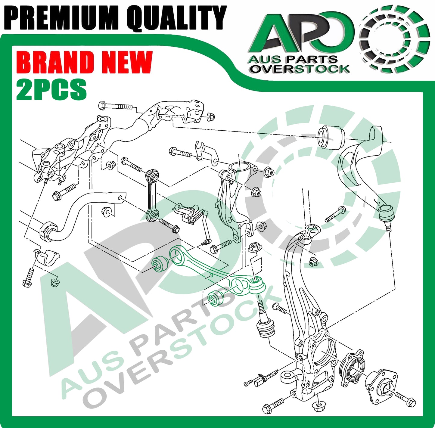Front Lower Right Left Straight Control Arm & Ball Joint Assembly for Audi Q7 4MB 2015-On