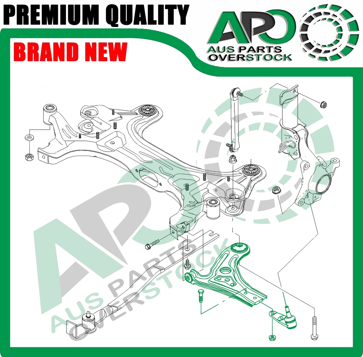 Front Lower Left & Right Control Arm & Ball Joints FOR DAEWOO Kalos 2003-2006