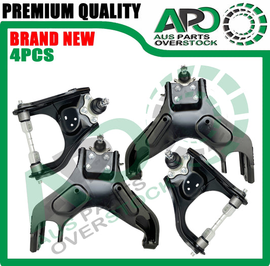 Front Lower Upper Left Right Control Arms & Ball Joints For HOLDEN Rodeo RA AWD 2003-2008