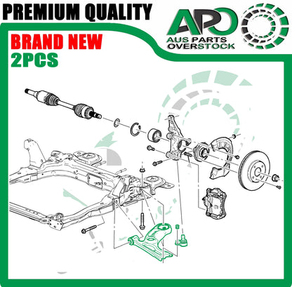 Front Lower Left & Right Control Arm & Ball Joint for Holden Barina TM 2011-2018