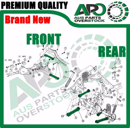 Rear Front Lower Upper Left Right Control Arms For JEEP GRAND CHEROKEE ZG 8PCS