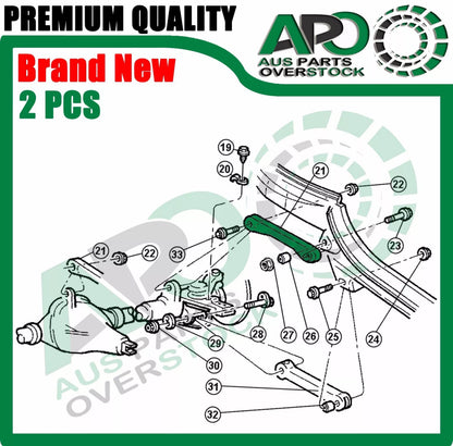 Front Upper Left Right Control Arms For JEEP Wrangler TJ 1996-2006 2PCS