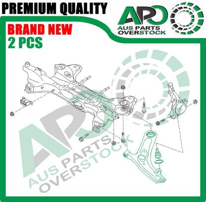Front Lower Left & Right Control Arms with Ball Joints For KIA Soul 2009-On