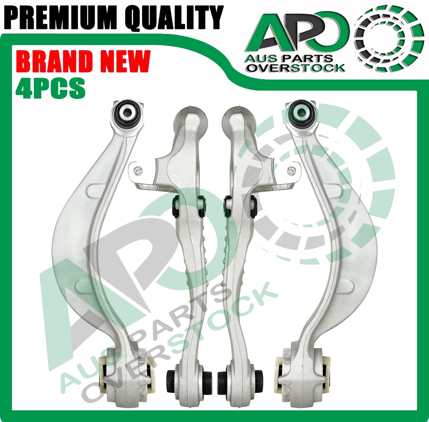 4PCS Front Lower Right Left Control Arms for JAGUAR F-Pace X761 2015-On