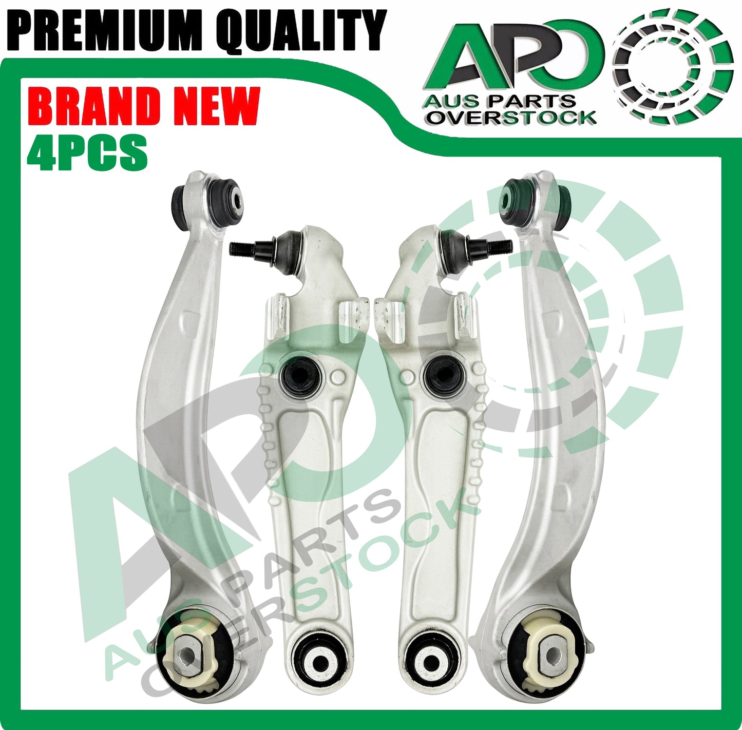 4PCS Front Lower Right Left Control Arms for JAGUAR F-Pace X761 2015-On