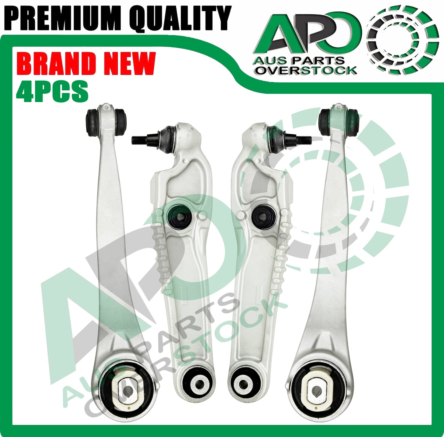 4PCS Front Lower Right Left Control Arms for JAGUAR F-Pace X761 2015-On