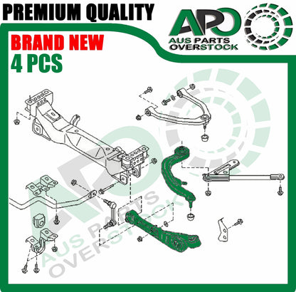 4PCS Front Lower Left & Right Control Arm for INFINITI G35 02/2003-08/2009