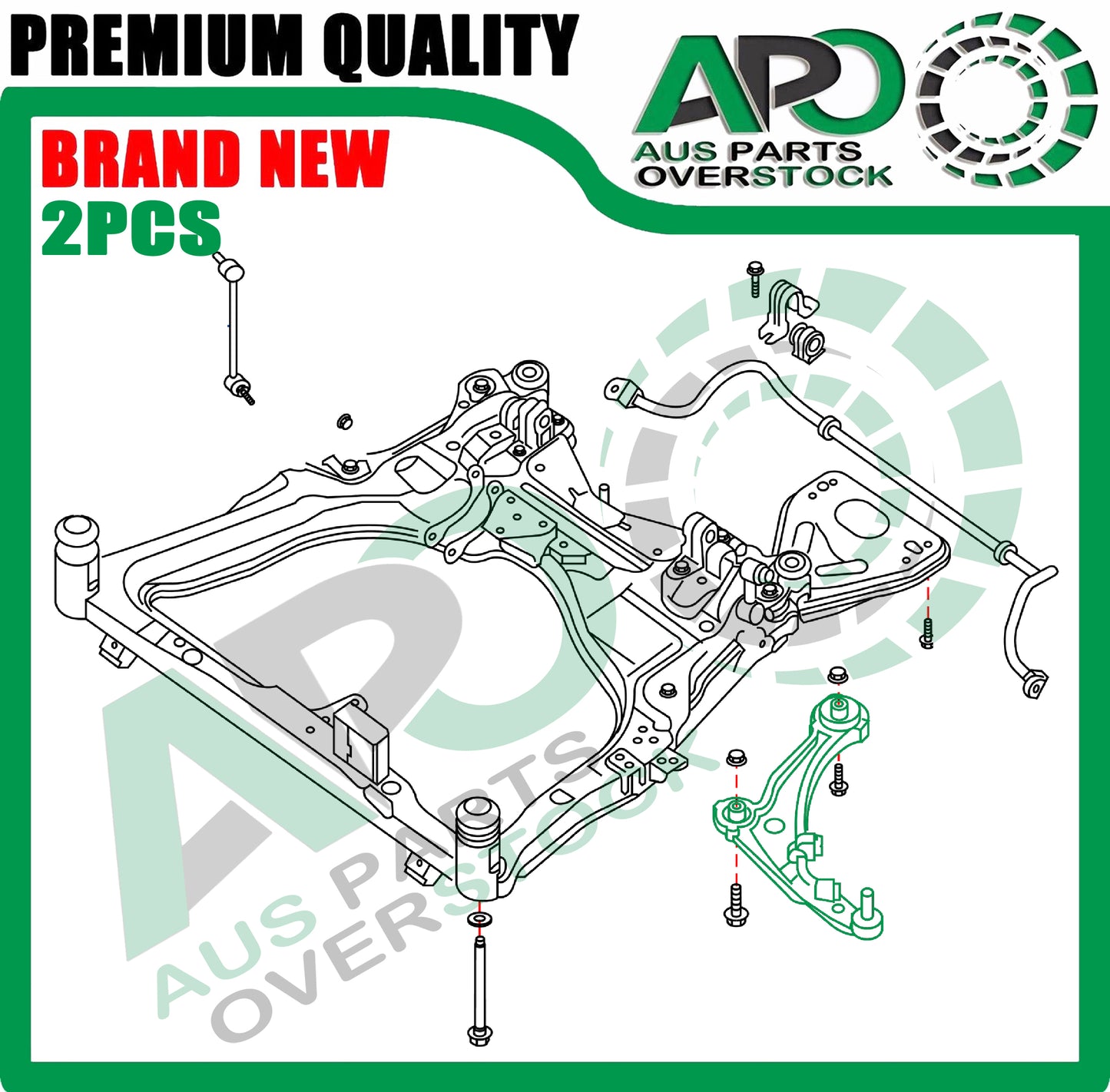 Front Lower Left & Right Control Arms Pair for NISSAN ALTIMA L33 2013-2017