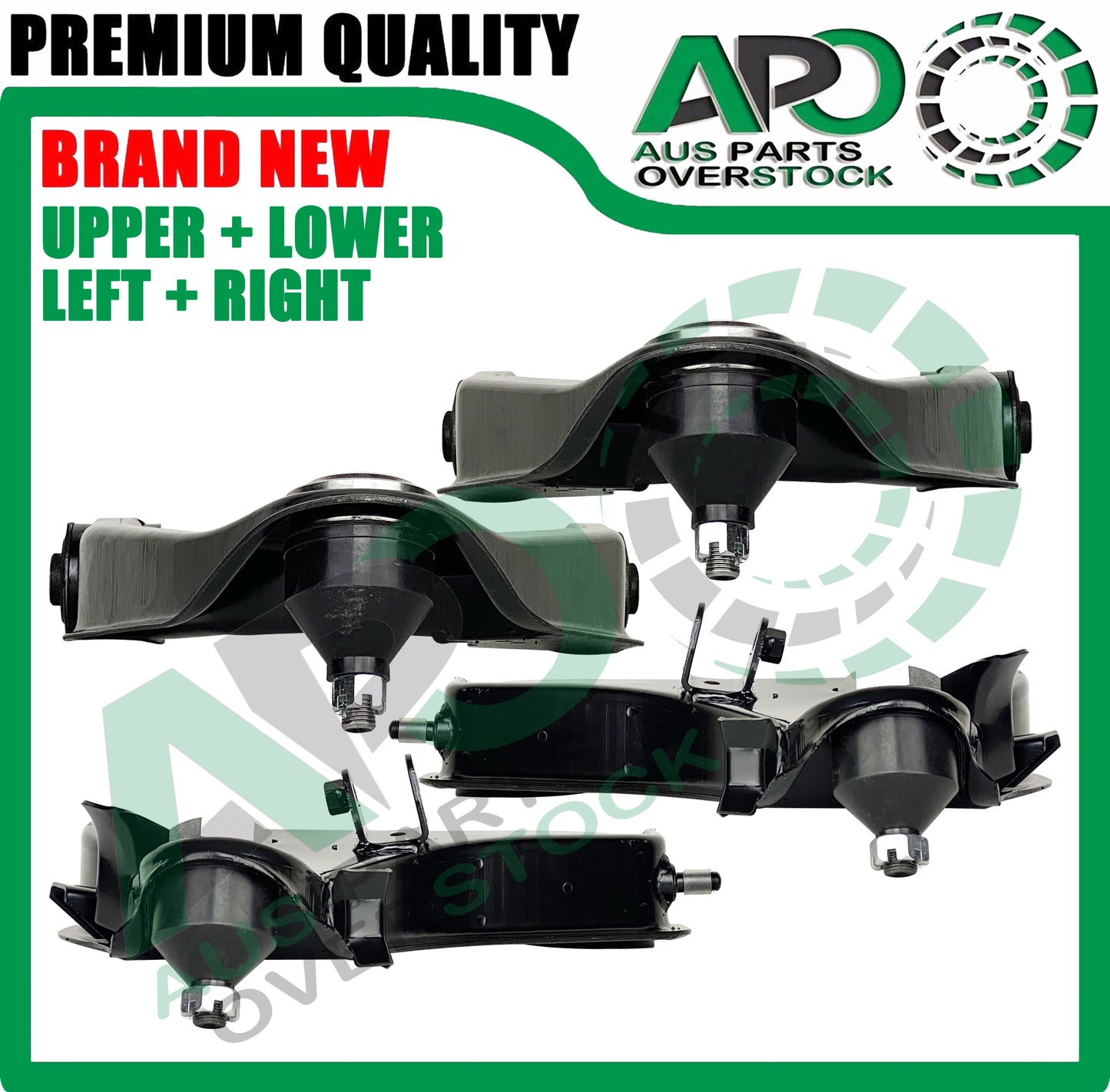 Front Lower Upper Left Right Control Arms for NISSAN Navara D22 4X4 1997-2015