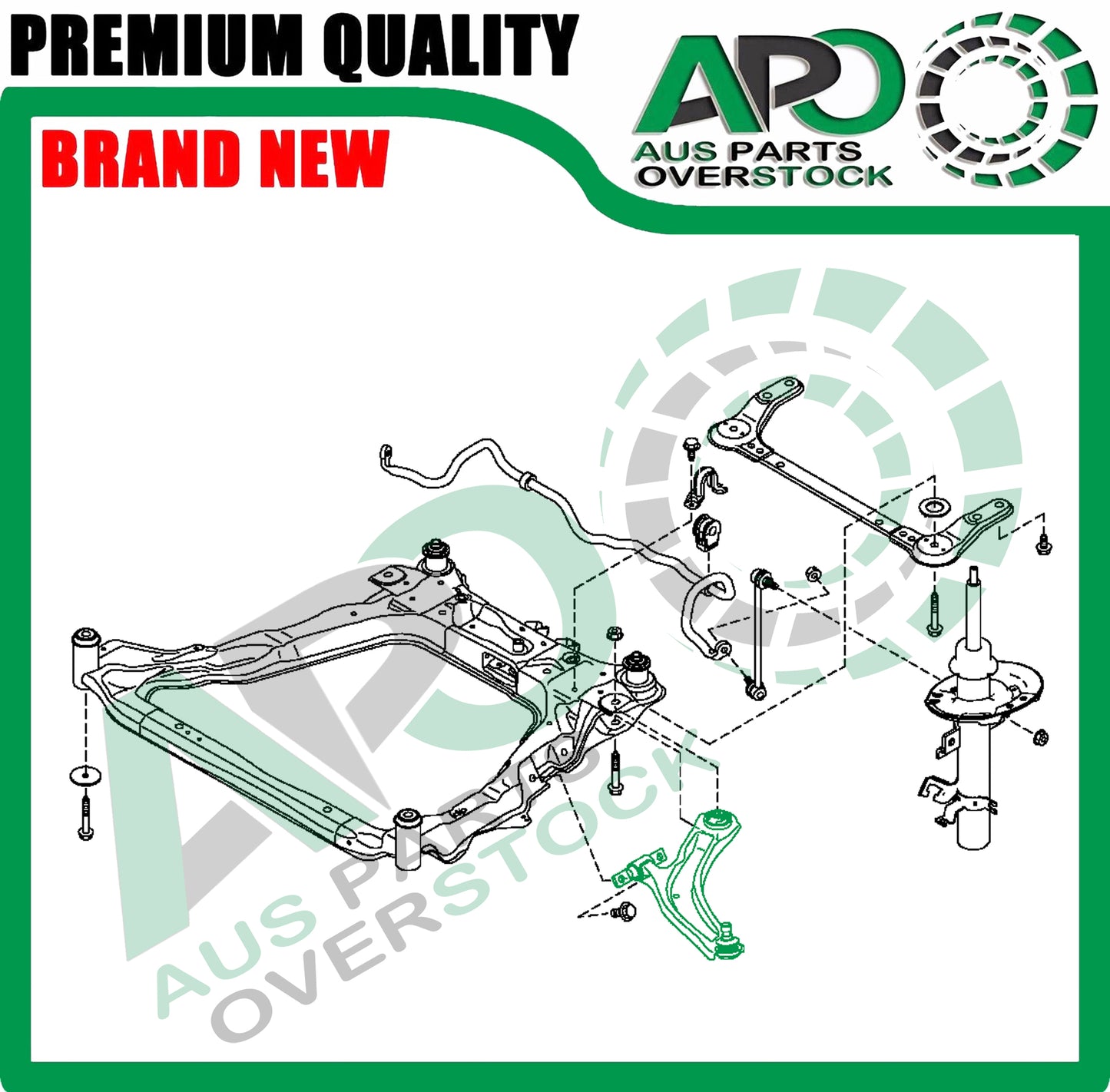 Front Lower L & R Control Arm Ball Joint Pair for RENAULT KOLEOS HC HZG 2016-On