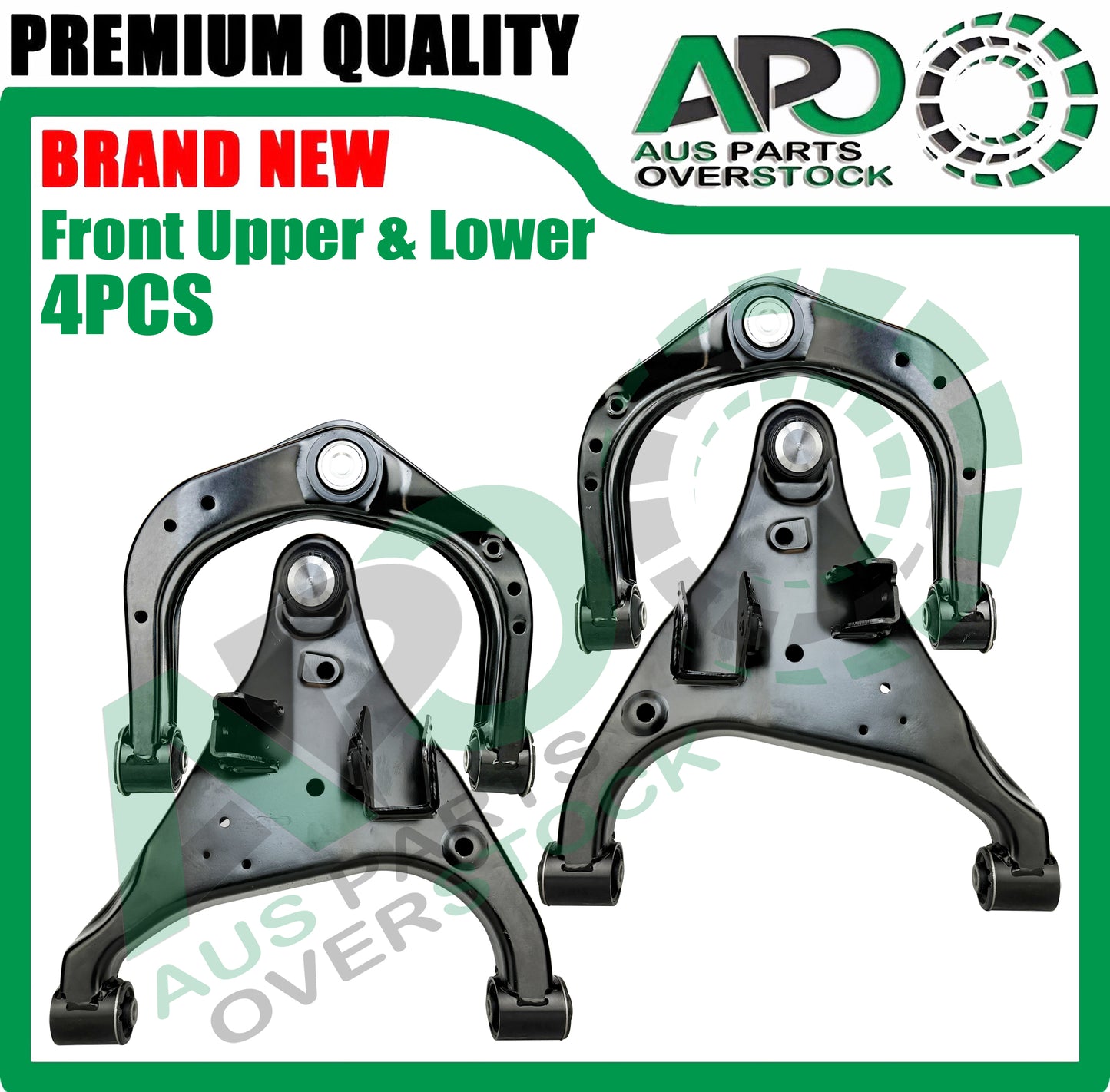 Front Lower & Upper Left & Right Control Arms Pair for Infiniti QX80 Z62 2010-On