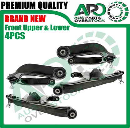 Front Lower & Upper Left & Right Control Arms Pair for Infiniti QX80 Z62 2010-On
