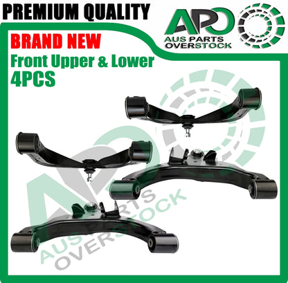 Front Lower & Upper Left & Right Control Arms Pair for Infiniti QX80 Z62 2010-On