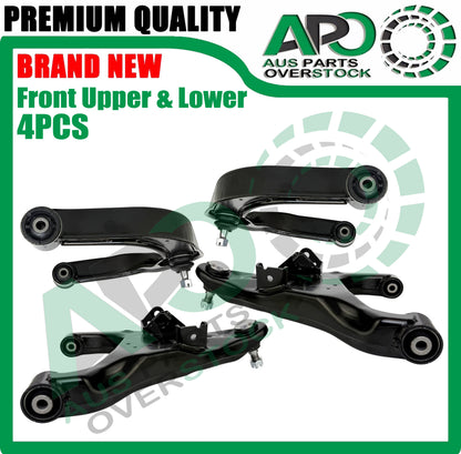 Front Lower & Upper Left & Right Control Arms Pair for Infiniti QX80 Z62 2010-On
