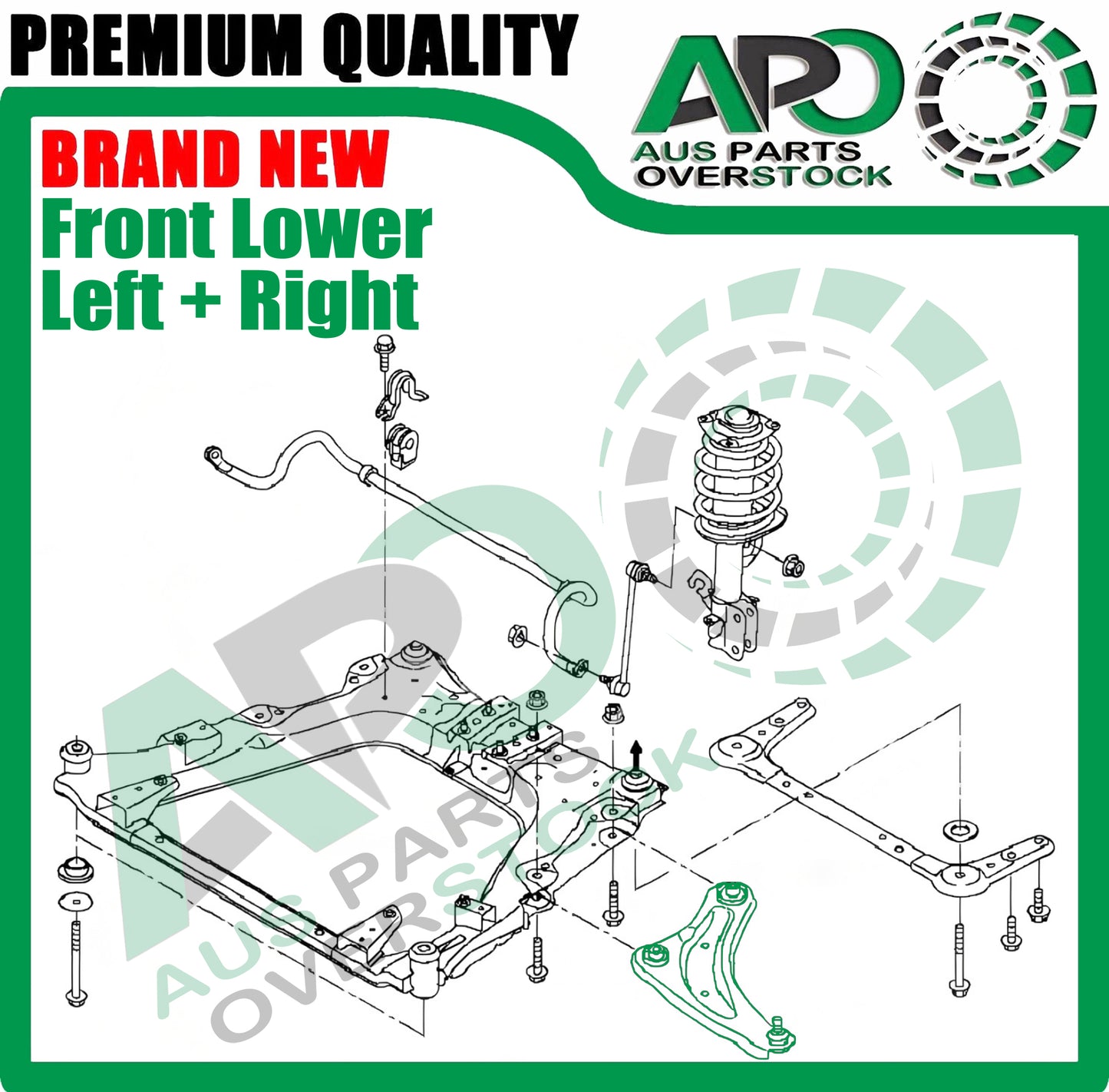 Front Lower Left & Right Control Arm & Ball Joint for NISSAN JUKE F15 2011-2019