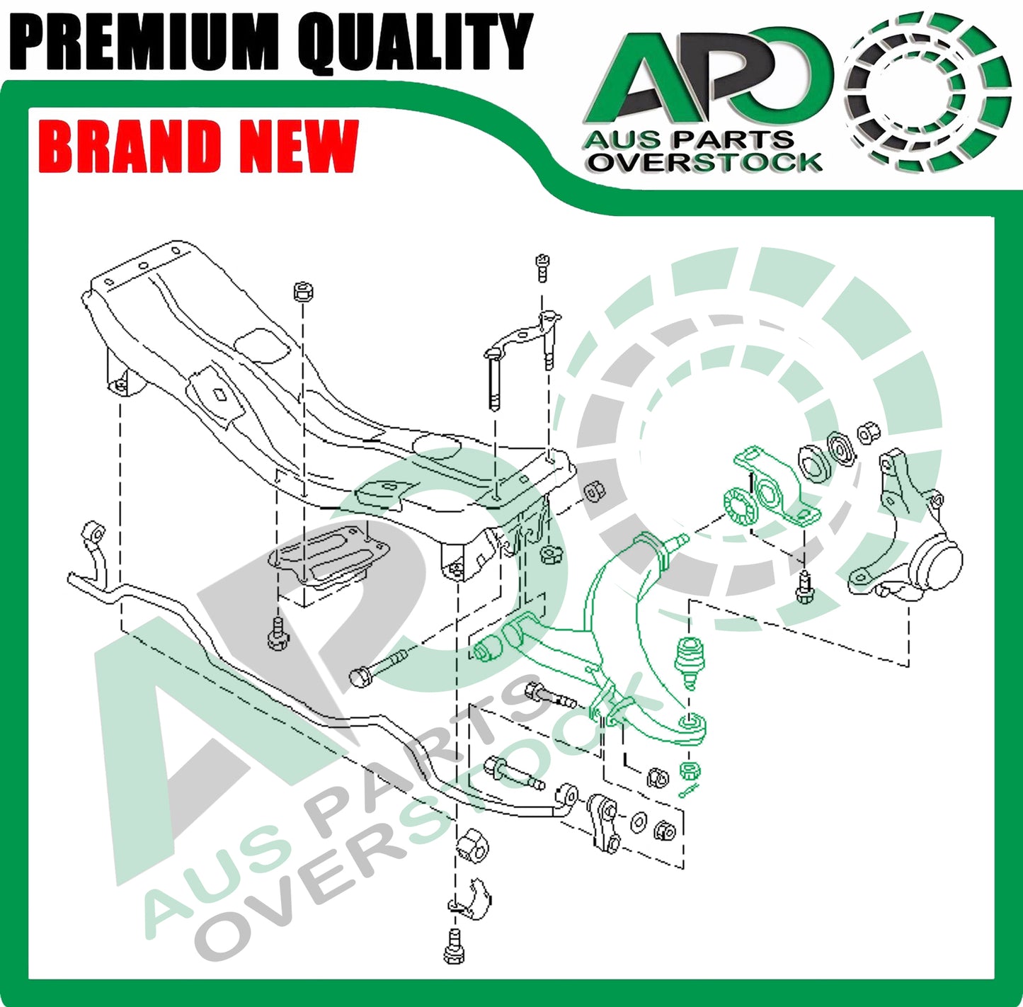 Front Lower Right & Left Control Arms + Ball Joints For SUBARU Liberty 1989-8/2003