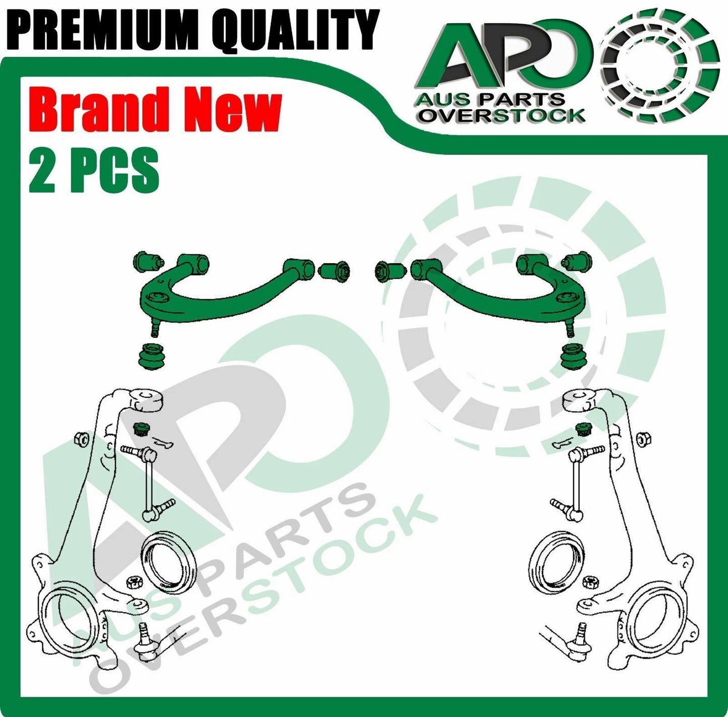 Front Upper Left Right Control Arms Ball Joints For TOYOTA FJ CRUISER GSJ15R 2003-2009