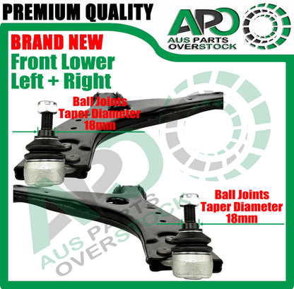 Front Lower Left & Right Control Arms With Ball Joints For VOLVO C30 533 C70 542 2005-2013