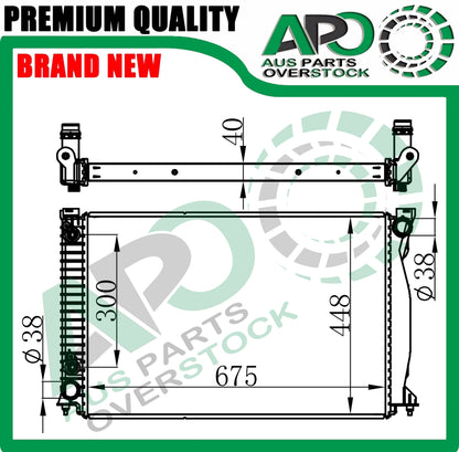 Radiator For AUDI A6 C6 QUATTRO 4.2 FSI Petrol 4/2004-8/2011