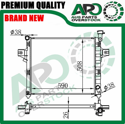 Radiator For JEEP GRAND CHEROKEE WJ WG 8Cyl 515mm Core 99-05 Auto Manual