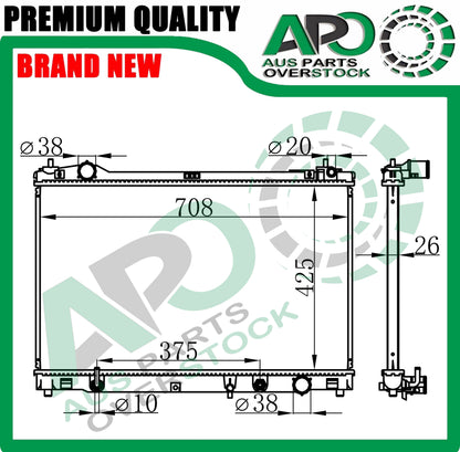 Radiator for TOYOTA CROWN Royal Athlete AWS210 2.5L Hybrid 2013-1/2018