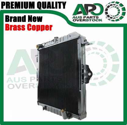 4Row Brass Radiator For Toyota Landcruiser FZJ78 FZJ79 70 Series 1999-2006