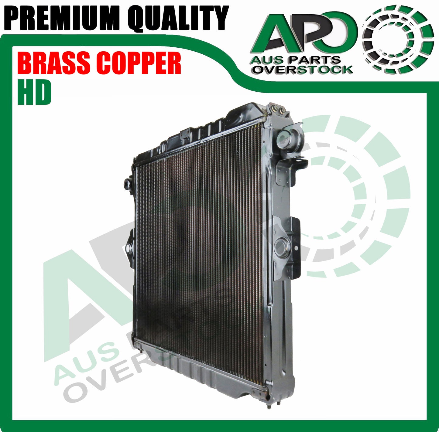 4ROW Brass Copper Radiator For TOYOTA Landcruiser 70 Series VDJ76R VDJ78R VDJ79R 2007-