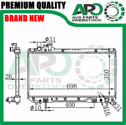 Radiator for TOYOTA RAV4 RAV 4 SXA10R Auto Manual 1994-1997 Flat Mount