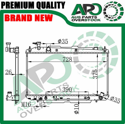 Radiator for TOYOTA RAV4 RAV 4 ACA20-ACA23R 2.0L 2.4L Auto Manual 2000-2005