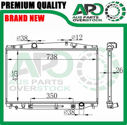Radiator for LEXUS SC400 UZZ30 1990-1998