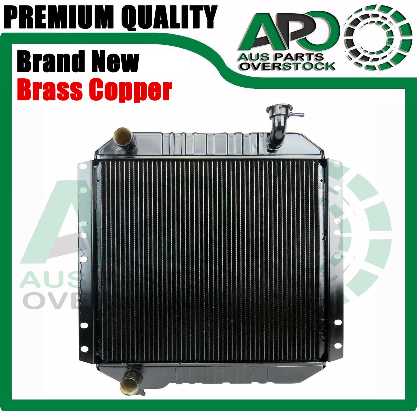 4 Row Copper Radiator For TOYOTA Landcruiser 40 Series BJ40 BJ42 3.4L Diesel