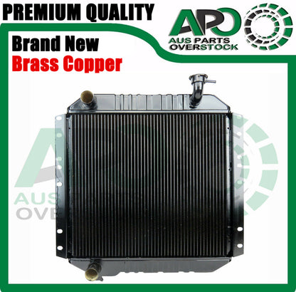 4 Row Copper Radiator For TOYOTA Landcruiser 40 Series BJ40 BJ42 3.4L Diesel
