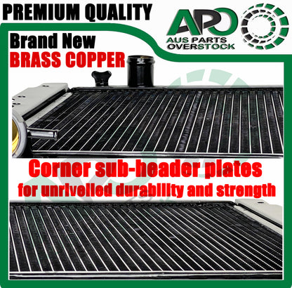 4 Row Copper Brass Radiator For TOYOTA LANDCRUISER FJ60 FJ61 FJ62 Petrol