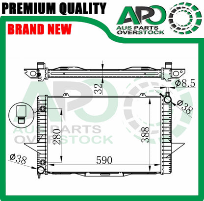 Radiator For Volvo C70 S70 V70 2.0T 2.3T 2.4L 2.4T 2.5L 2.5T 1/1999-2005