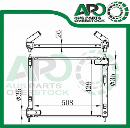 Radiator For NISSAN Juke F15 1.6 Turbo Petrol Auto Manual 2010-On