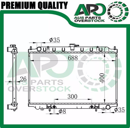 Radiator For NISSAN Maxima A32 4Dr Auto Manual 11/1994-11/1999