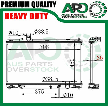Radiator For LEXUS LS460 4.6L LS600H USF40 UVF40 5.0L V8 8/2006-On
